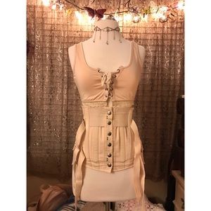 💋Vintage CAMP fan-lacing girdle💄